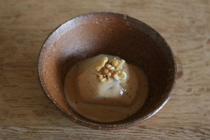 Simmered turnips with miso paste